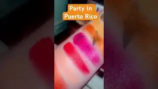 BH Cosmetics Party In Puerto Rico 💃💃💃| Live Swatches #bhcosmetics #swatches #shorts #summermakeup