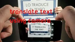 translate books using phone camera in android