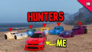 BUFFALO STX vs 5 VIGILANTES | GTA 5 ManHunt!