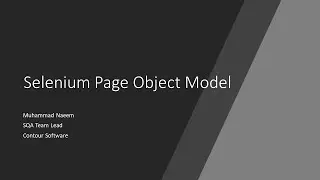 Page Object Model in Selenium| Page Object Model with Page Factory