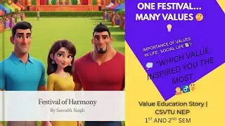 Sangam Utsav: A Festival of Harmony | Real Values| Respect, Teamwork & Unity | Value Education Story