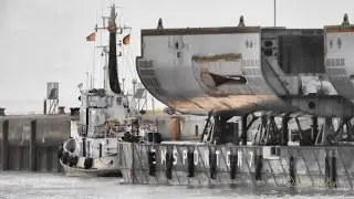 Schlepper EMS PULL & Meyerwerft Module CQJD IMO 7017909 Emden tug & cruiseliner parts for P&O ARVIA