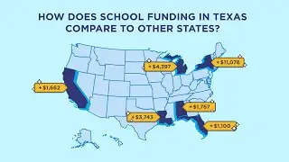 How does school funding in Texas compare to other states?