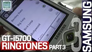Samsung GT-i5700 (Galaxy Lite) Mobile Phone Ringtones (PT3). 138 Seconds of Side by Side Ringtones
