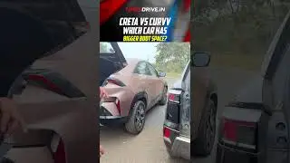 Hyundai Creta vs Tata Curvv Boot Space | Which Car Has the Bigger Boot Space? #Shorts