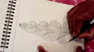 Zentangle art || Line art || Easy Drawing step by step @Easy-Art @APDRAWING 