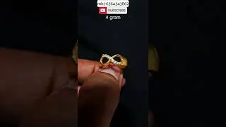 Fancy gold ring infinity design #gold #ring #shorts #viralvideo #trend