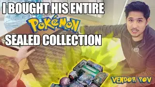 Я купил ВСЮ его коллекцию карточек Pokémon в запечатанном виде на выставке Feel Good Gaming Card ...