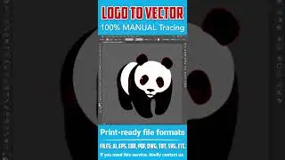I provide professional vector tracing services to convert any image, logo high-quality, vector file.