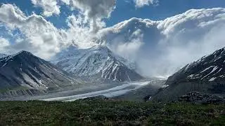 Rain shadow: Mount Foraker, Alaska.