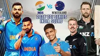 India Squad Announced For New Zealand ODIs 🇮🇳🔥 Full Team, Captain, Shocking Picks Explained