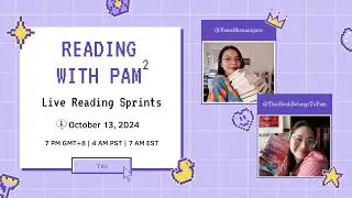 live reading sprints with @thisbookbelongstopam 📚