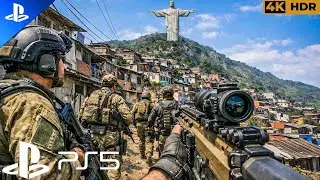 (PS5) ELITE FORCES ADVANCING INTO BRAZIL | REALISTIC ULTRA GAMEPLAY [4K60FPS HDR] Call of Duty MW2