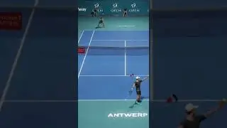 AO Tennis 2 - Hurkacz ace against Thiem in Antwerp