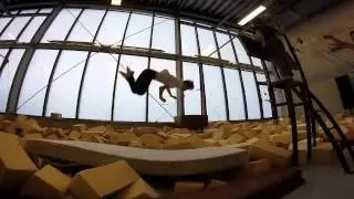 Freerunnen in turnhal