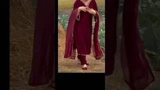 Look Royal in Maroon Velvet Suits | Latest Punjabi Suit Designs 2024