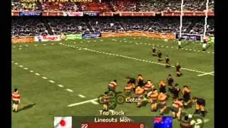 Jonah Lomu Rugby PS1 Classic Match - Japan vs New Zealand (2nd Attempt)