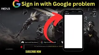 Indus battle royale sign in with Google problem | Indus BR login problem 😩