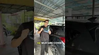 Baru la nampak lebih lawa kereta bila pasangCar window Mustang Cover ni@ #windowshade