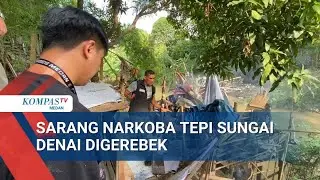 Polisi Tangkap Pengedar Narkoba di Tepi Sungai Denai