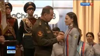 Военнослужащим-олимпийцам присвоили звания и вручили награды