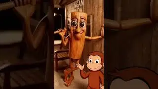 TUNG IS WITH CURIOUS GEORGE!!! #tungislife #tungtungtungsahur