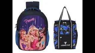 Backpack 01 Princess+Lunch Bag 02 Blue