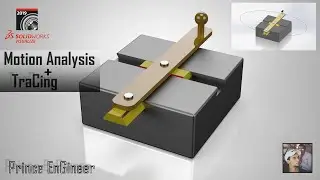 SOLIDWORKS Motion Analysis  - Assembling A Mechanism and Tracing Point of its Motion.