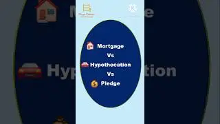 Mortgage vs Hypothecation vs Pledge - JAIIB shorts |#jaiib #finance