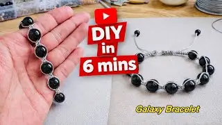 How to Make a Starry Night Bracelet (Fast & Easy DIY)