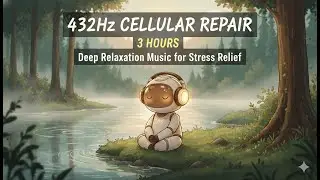 432Hz Cellular Repair | 3 Hours of Deep Relaxation Music for Stress Relief