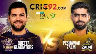 Quetta Gladiators VS Peshawar Zalmi Live Review | PSL 9 2024 Live | Scorecard