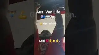 Aus Van Life gym session. seki💯🤙🤙🤙. #vanlife #gymlife
