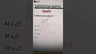 EXPONENTIAL MATHEMATICS ( TRICKS) #maths #mathstricks #mathematics #exponentialmaths #olympiadmaths
