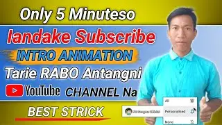 Maikai Subscribe Bell Intro Animation Ko Tarigen2023||How To Make Subscribe Bell Animation Intro