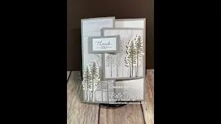Grassy Grove Latch Fun Fold Card with In Good Taste DSP