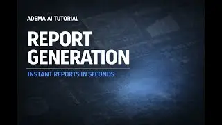 Report Generator | Turning Planning Analysis Into a Decision-Ready Document (Full Tutorial)
