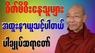 စိတ်ဖိစီးမှု့များအား လျော့ချနည်း #ပါချုပ်ဆရာတော်တရားများmp3 #buddha 
