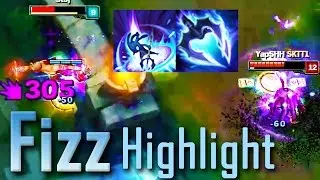 Fizz Highlights #22 - Fizz teamfight perfect plays | Patch 7.7