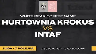 Hurtownia Krokus vs INTAF - Liga Halowa 2025/26 | White Bear Coffee Game