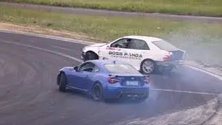 BRZ drift practice 20241212  feint entry | tandem | raw footage