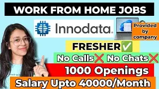 🔥 WORK FROM HOME Job | Laptop Provided | 1000+ Vacancies | No Calls/Chats | Freshers & Experienced