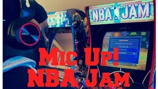NBA Jam Arcade 1Up Voice Chat. Mic Up!!!