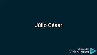 play back com letra Júlio César Diante do trono
