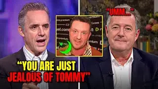 Piers Morgan CONFRONTS Peterson on Tommy Robinson, INSTANTLY REGRETS IT!
