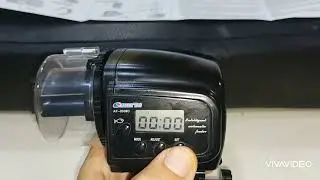 Dosificador de alimento para peces... vete de viaje tranquilo. AUTO FEEDER AF2009D