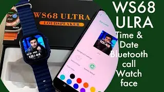 Настройка времени и даты на умных часах WS68 ULRA | Настройка Bluetooth-вызовов на умных часах WS68 ULRA | Часы WS68 ULRA