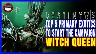 Destiny 2: Top 5 Primary Exotics To Start The Witch Queen Campaign!