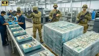 Inside America’s Dollar Production Line: Making the World’s Reserve Currency (Full Process)