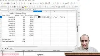 Multiple Functions in One Formula - Years( ), Days( ), And( ), Round( ) - Spreadsheet Example